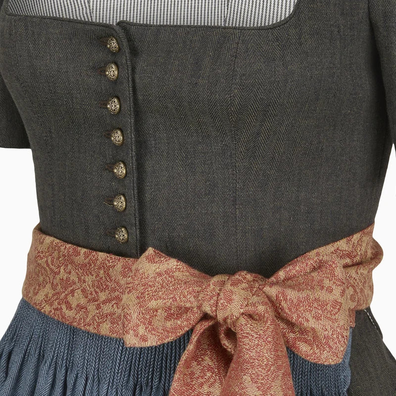 Charcoal Blue Dirndl