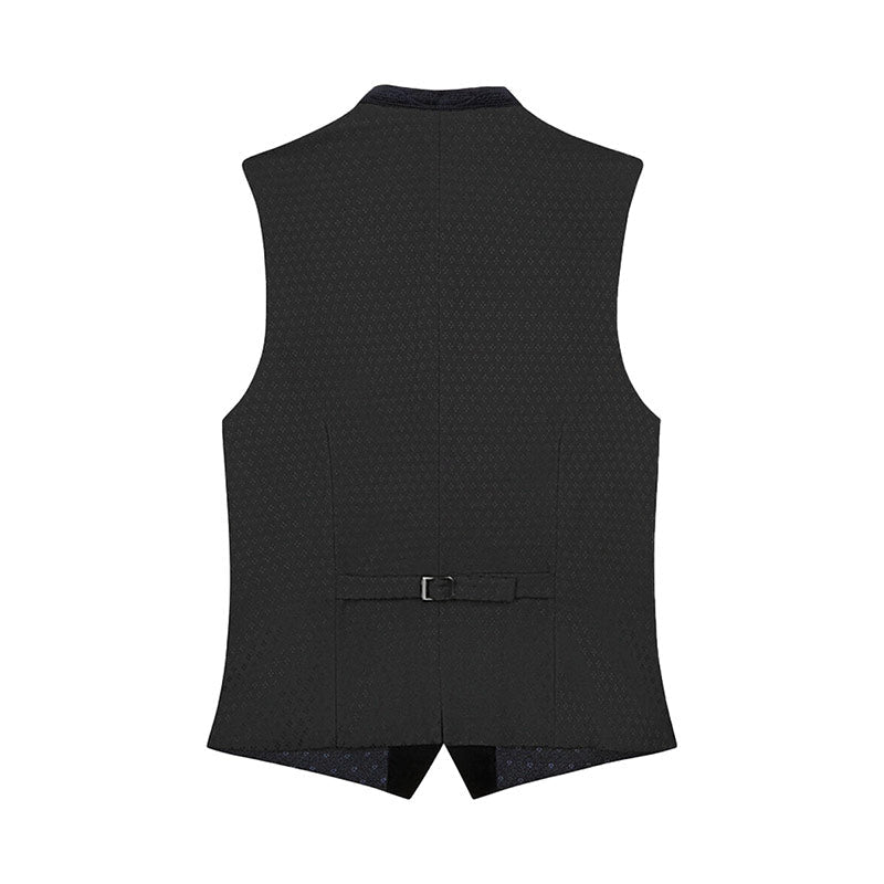 Black vest on a white background
