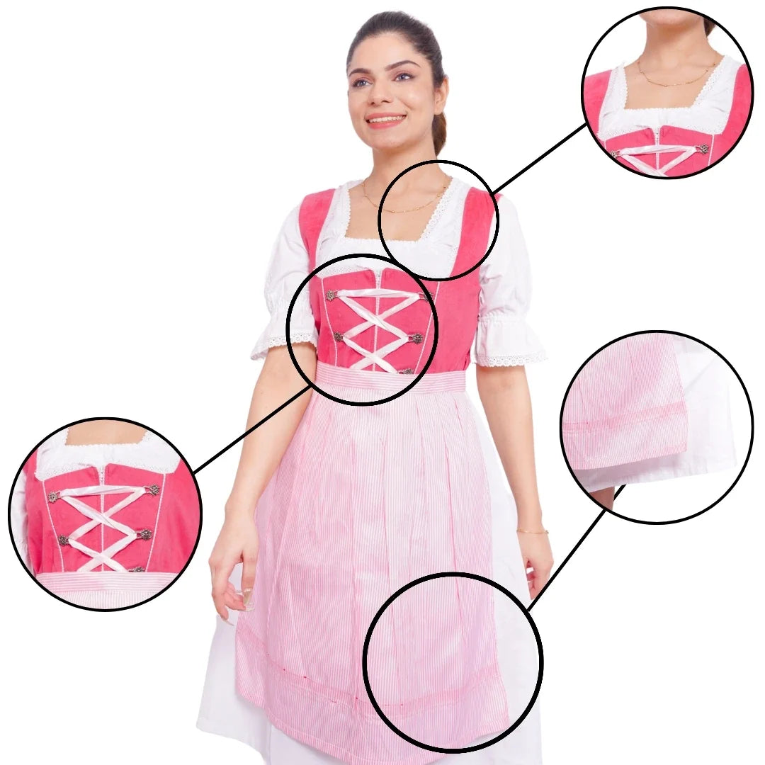 Pink German Dirndl