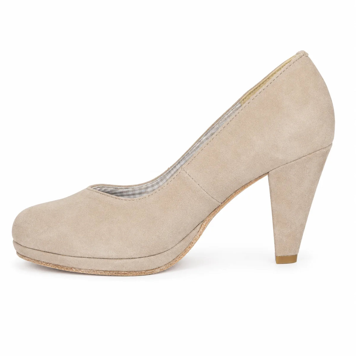 Premium Women Oktoberfest Pumps Taupe