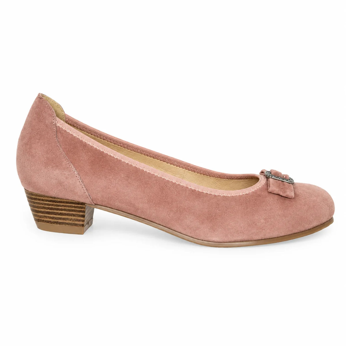 Premium Women Oktoberfest Ballerina Pumps Old Pink