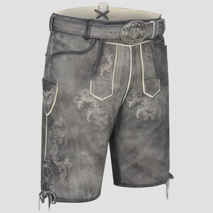 Oktoberfest Grey Lederhosen