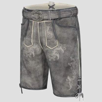 Oktoberfest Grey Lederhosen