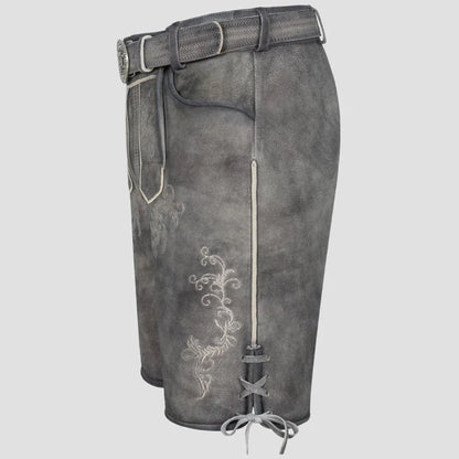 Oktoberfest Grey Lederhosen