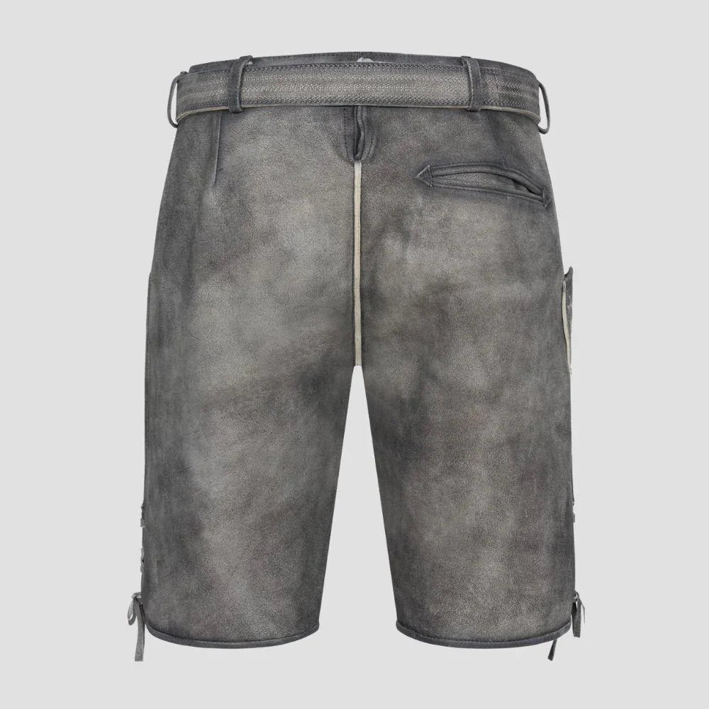 Oktoberfest Grey Lederhosen