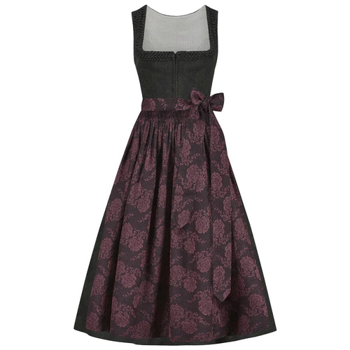 Dark Floral Dirndl