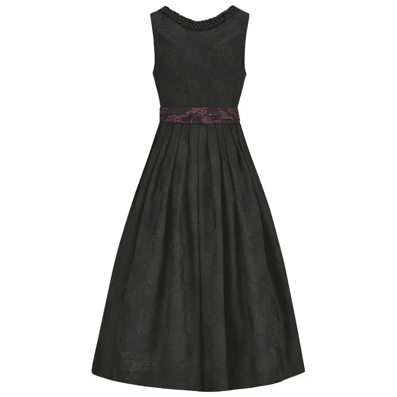 Dark Floral Dirndl
