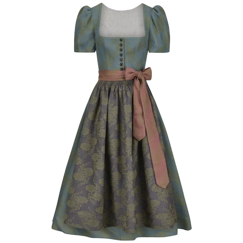 Dusty Teal Dirndl