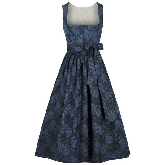 Navy Floral Dirndl