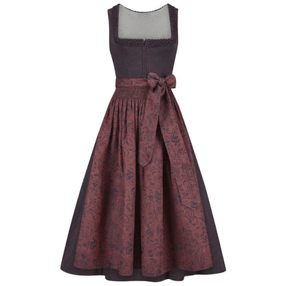Plum Burgundy Dirndl