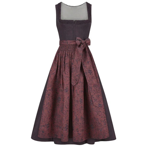 Plum Burgundy Dirndl