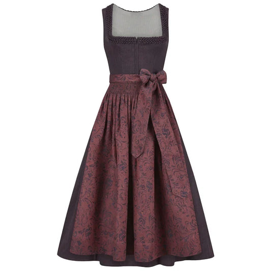 Plum Burgundy Dirndl