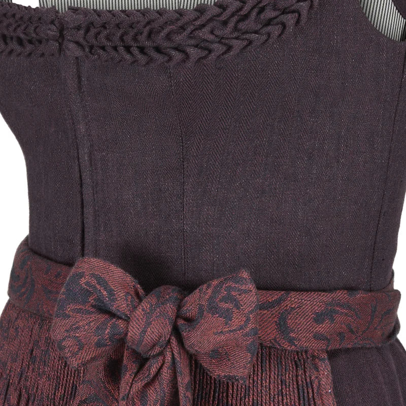 Plum Burgundy Dirndl