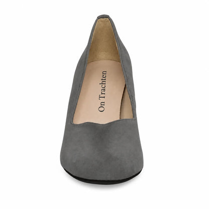 Premium Women Dirndl Pumps Anthrazit