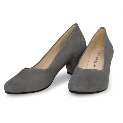 Premium Women Dirndl Pumps Anthrazit