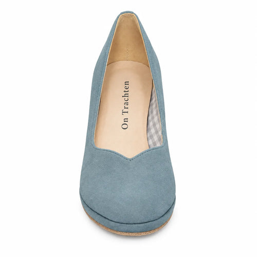 Premium Women Oktoberfest Pumps Licht Blue