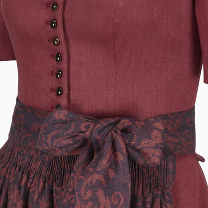 Wine Red Dirndl