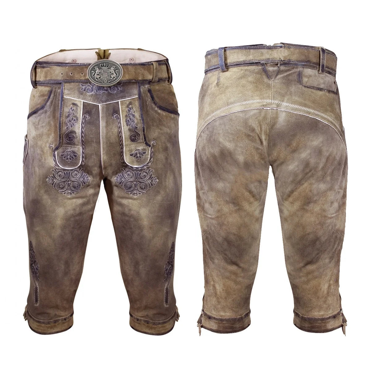 Bavarian Heritage Embroidered Bundhosen