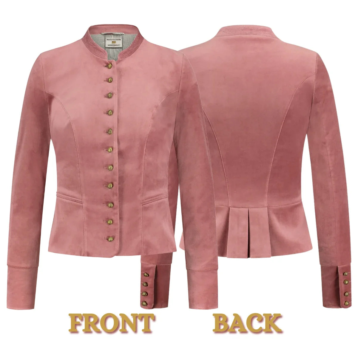 Bavarian Women Dirndl Jacket (Dusty Pink)