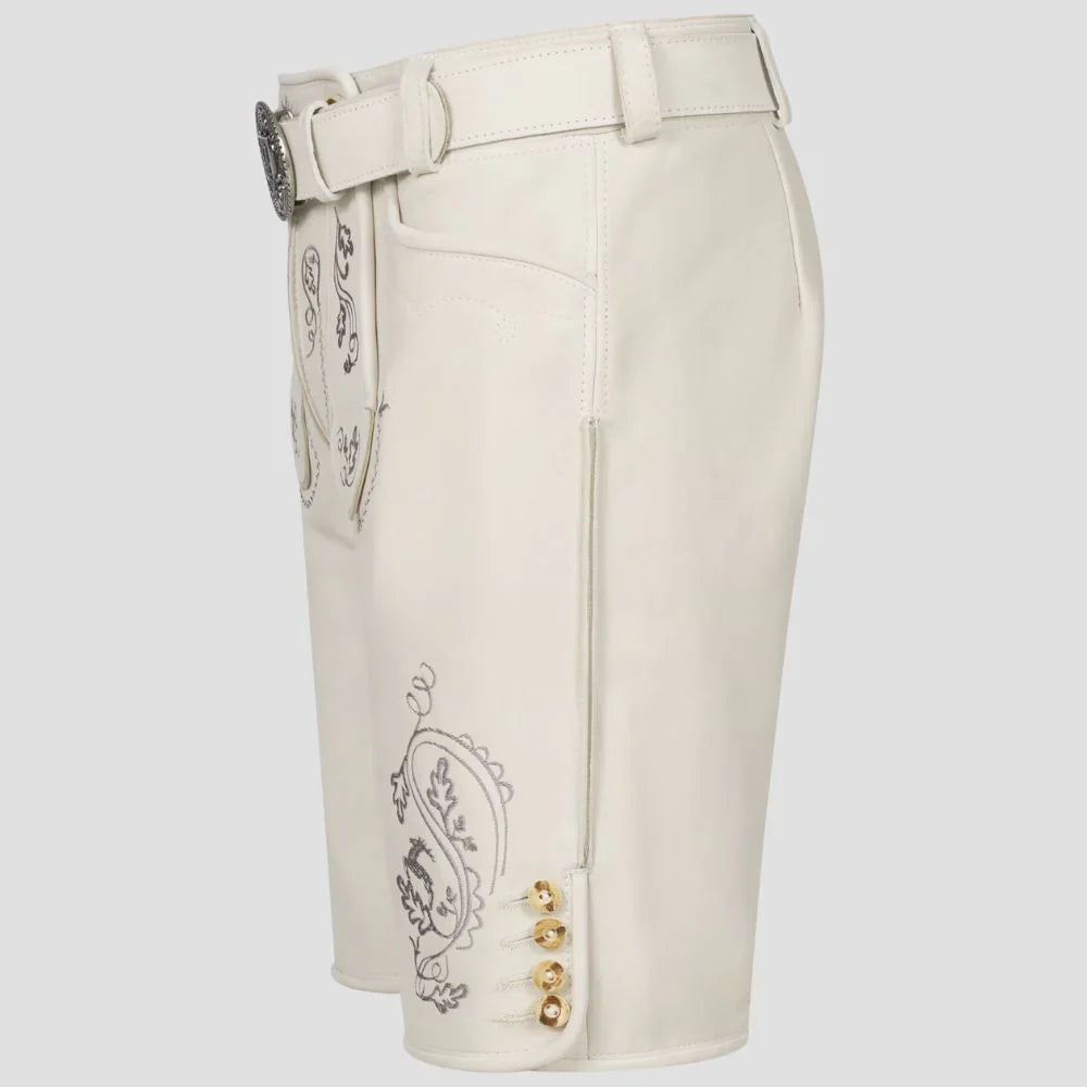 Royal White Lederhosen