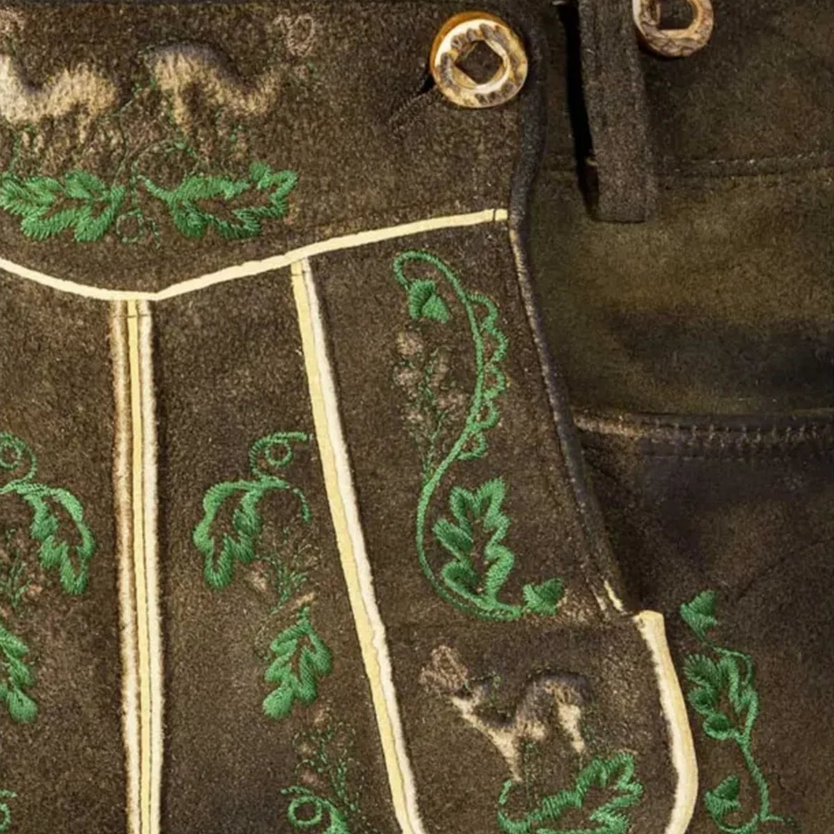 Kids Brown Lederhosen