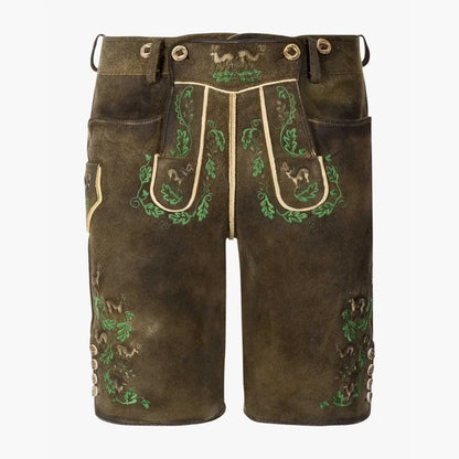 Kids Brown Lederhosen