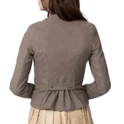 Bavarian Women Dirndl Jacket Dark Brown