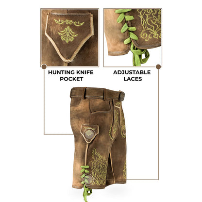 Bavarian Lederhosen Short