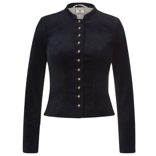 Bavarian Women Dirndl Jacket (Blue - Black)