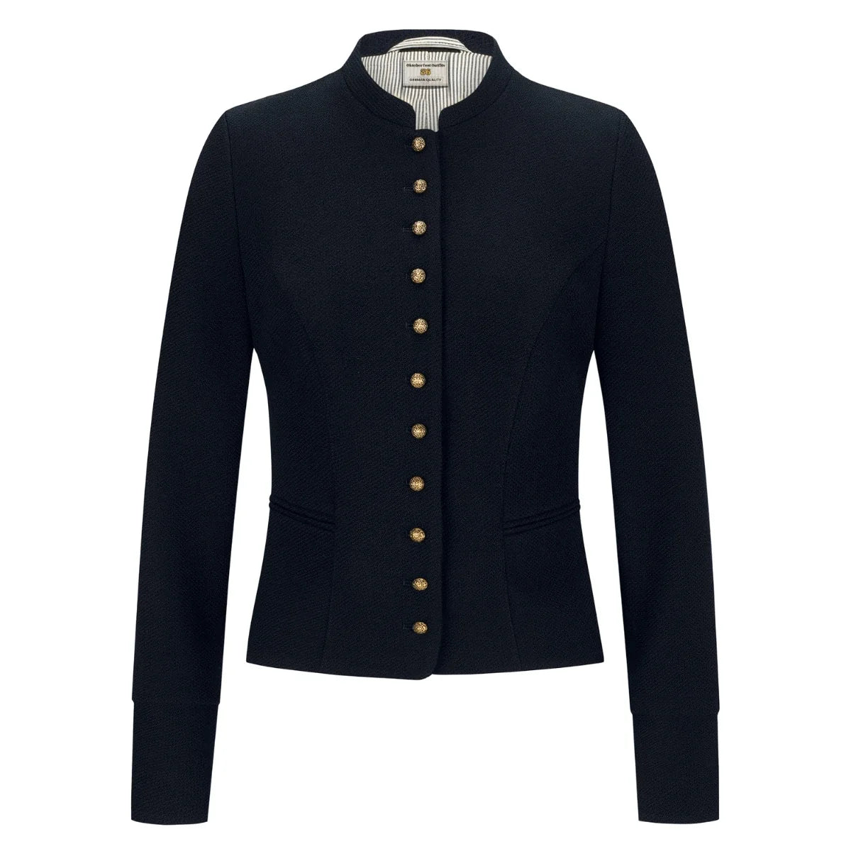 Bavarian Dirndl Jacket Black-Blue