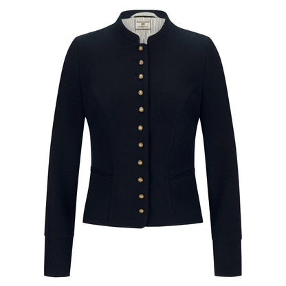 Bavarian Dirndl Jacket Black-Blue