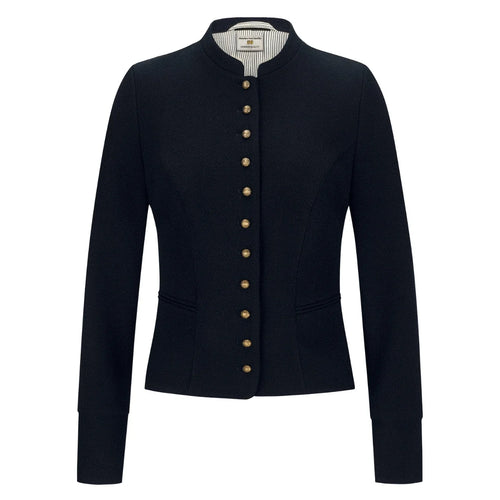 Bavarian Dirndl Jacket Black-Blue