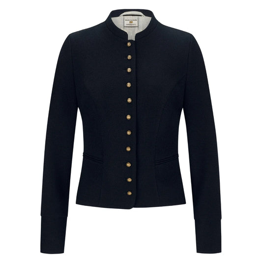 Bavarian Dirndl Jacket Black-Blue