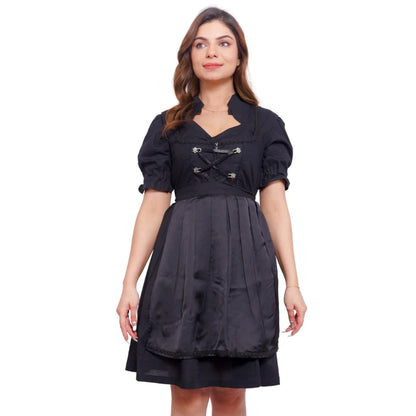 Black Bavarian Dirndl Dress