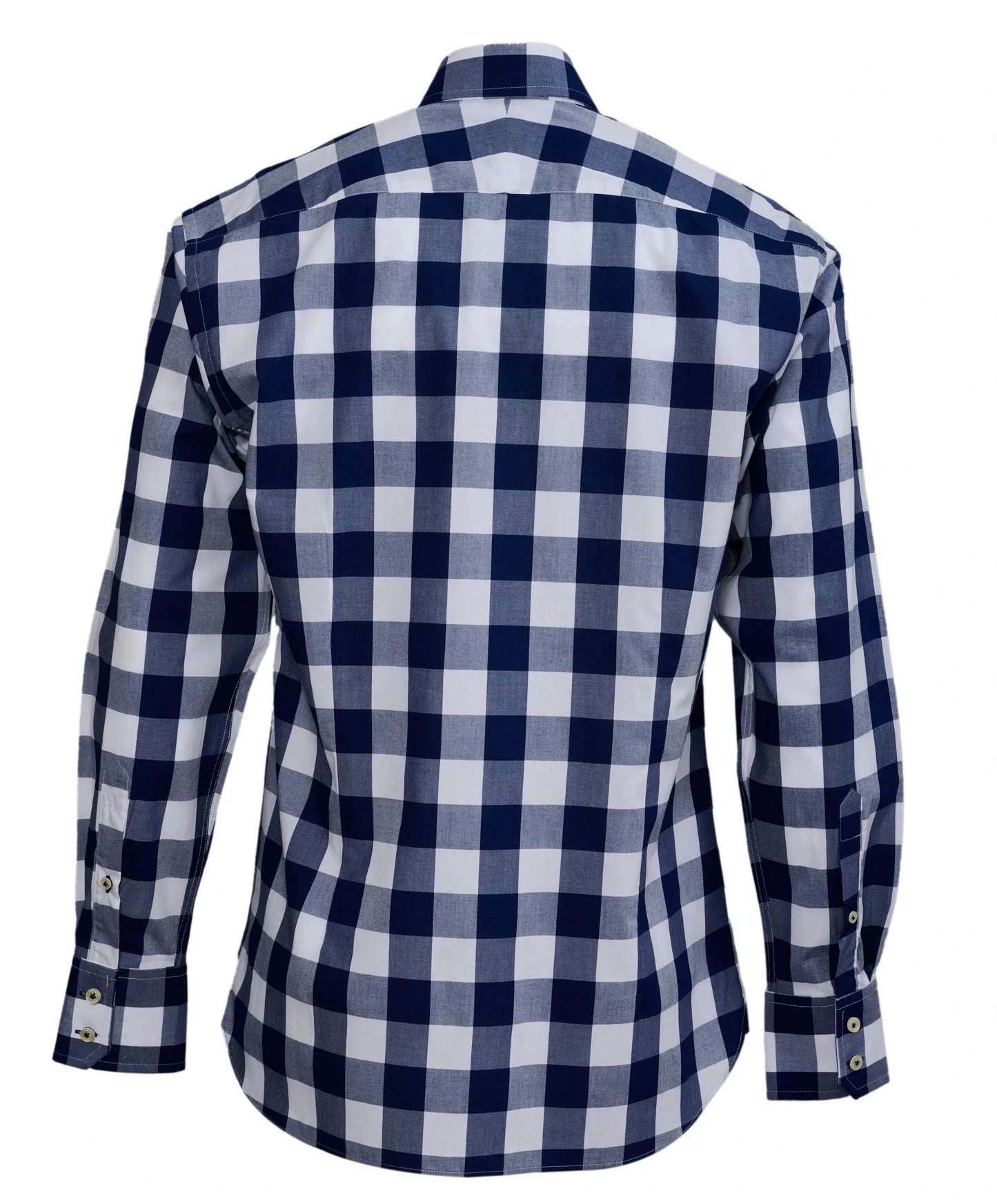 Blue Check Trachten Shirt
