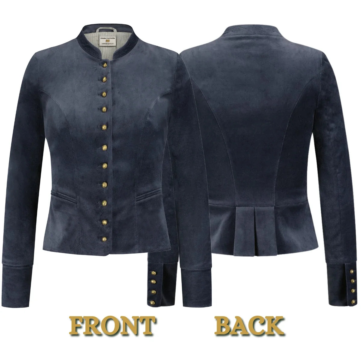 Bavarian Dirndl Jacket (Blue Haz)