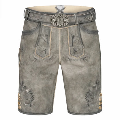 Bavarian Grey Lederhosen