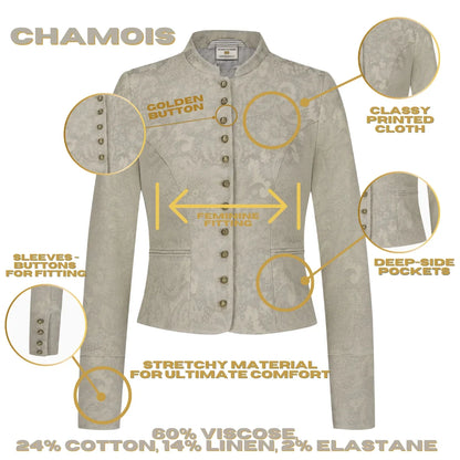 Bavarian Dirndl Jacket (Chamois)