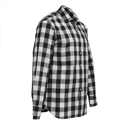 Large Black Checkered Shirt