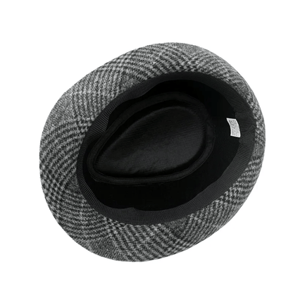 Lederhosen Checkered Fedora Hat