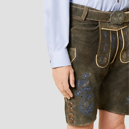 Dark Rustic Lederhosen