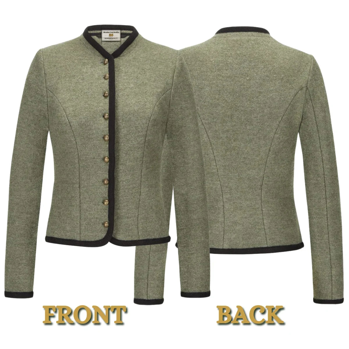 Bavarian Women Dirndl Jacket (Thyme)