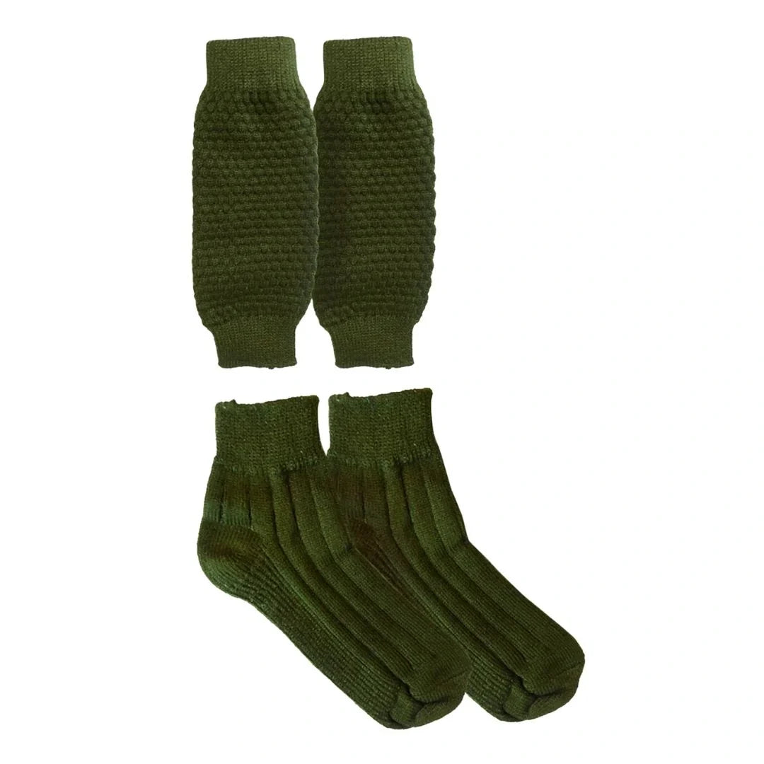 Trachten Calf Socks (Green)
