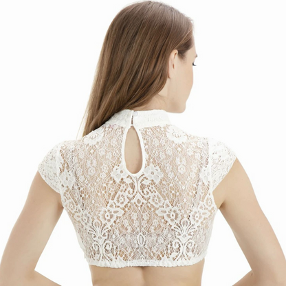 Ladies White Dirndl Blouse