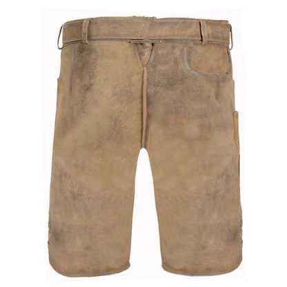 Lederhosen Short Beige