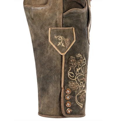 Lederhosen Olive Brown