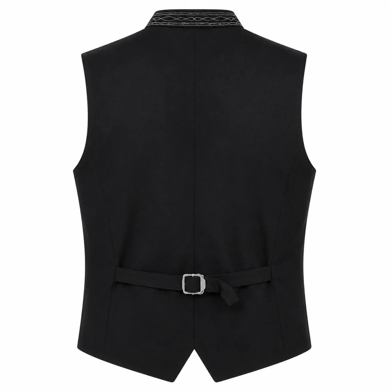 Men's Charcoal Gray Traditional Trachten Vest