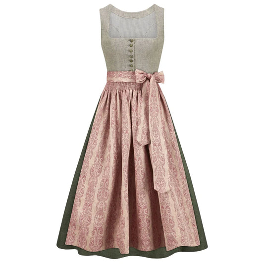 Mouse Gray Nude Rose Dirndl