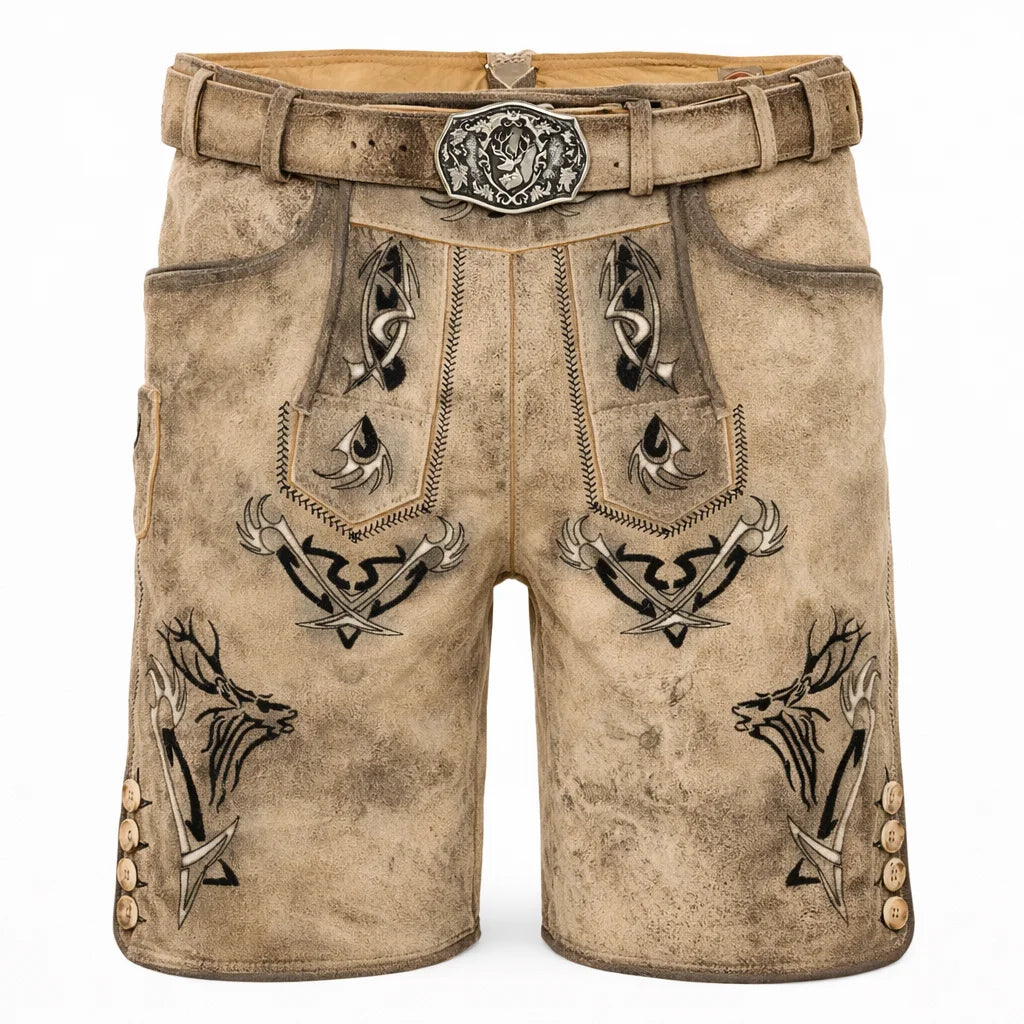 Oktoberfest Brown Lederhosen