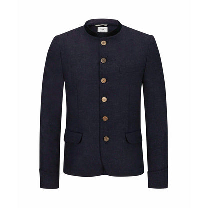 Trachten Coat Deep Blue
